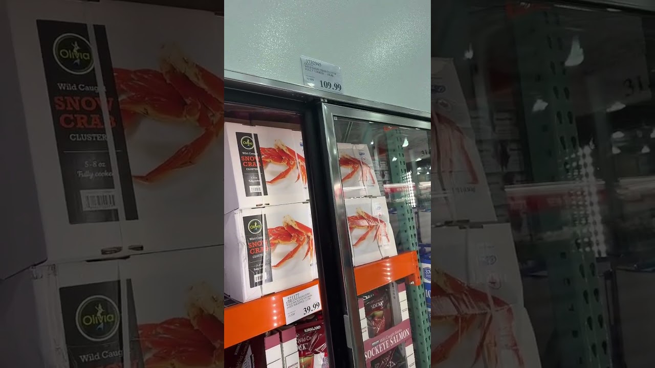 We scored on these crab legs at Costco!! And they&rsquo;re delicious 😋 #megandmaddie #florida