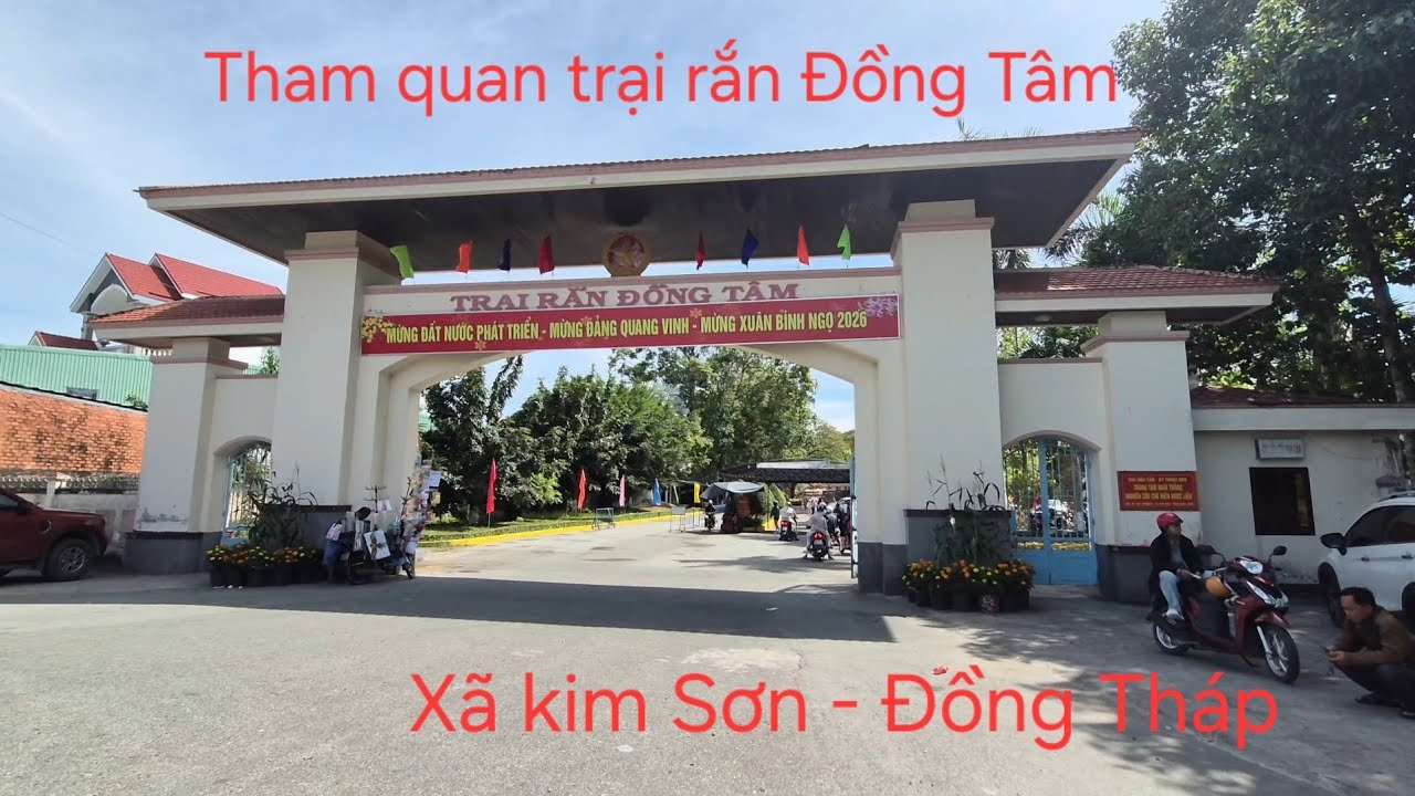 Tham quan Trại Rắn Đồng Tâm xã Kim Sơn tỉnh Đồng Tháp Mùng 3 Tết 