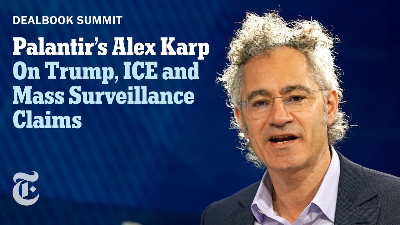 Palantir C.E.O. Alex Karp Defends Aiding Trump’s Immigration Policies