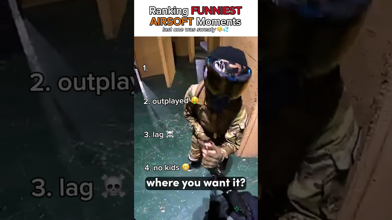 Ranking FUNNIEST AIRSOFT Moments #usa #fyp #viral #airsoft