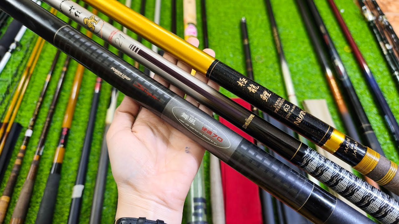 Video 1099: Lóng Ngắn NFT 7m, Daiwa Nissin Vượt Cứng, Cần Tay Nhật 