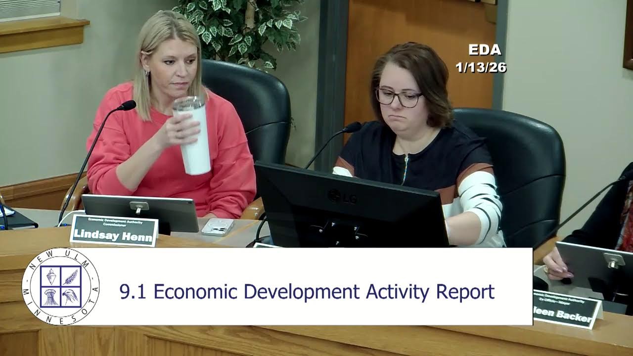January 13, 2026 New Ulm Economic Development Authority