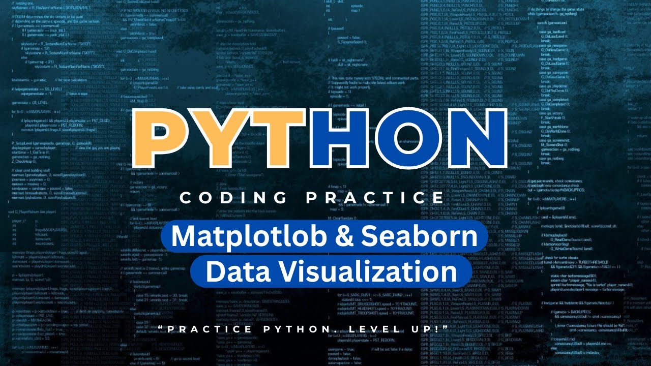 Matplotlib & Seaborn Explained | Data Visualization in Python | Python Coding Practice 💻🐍