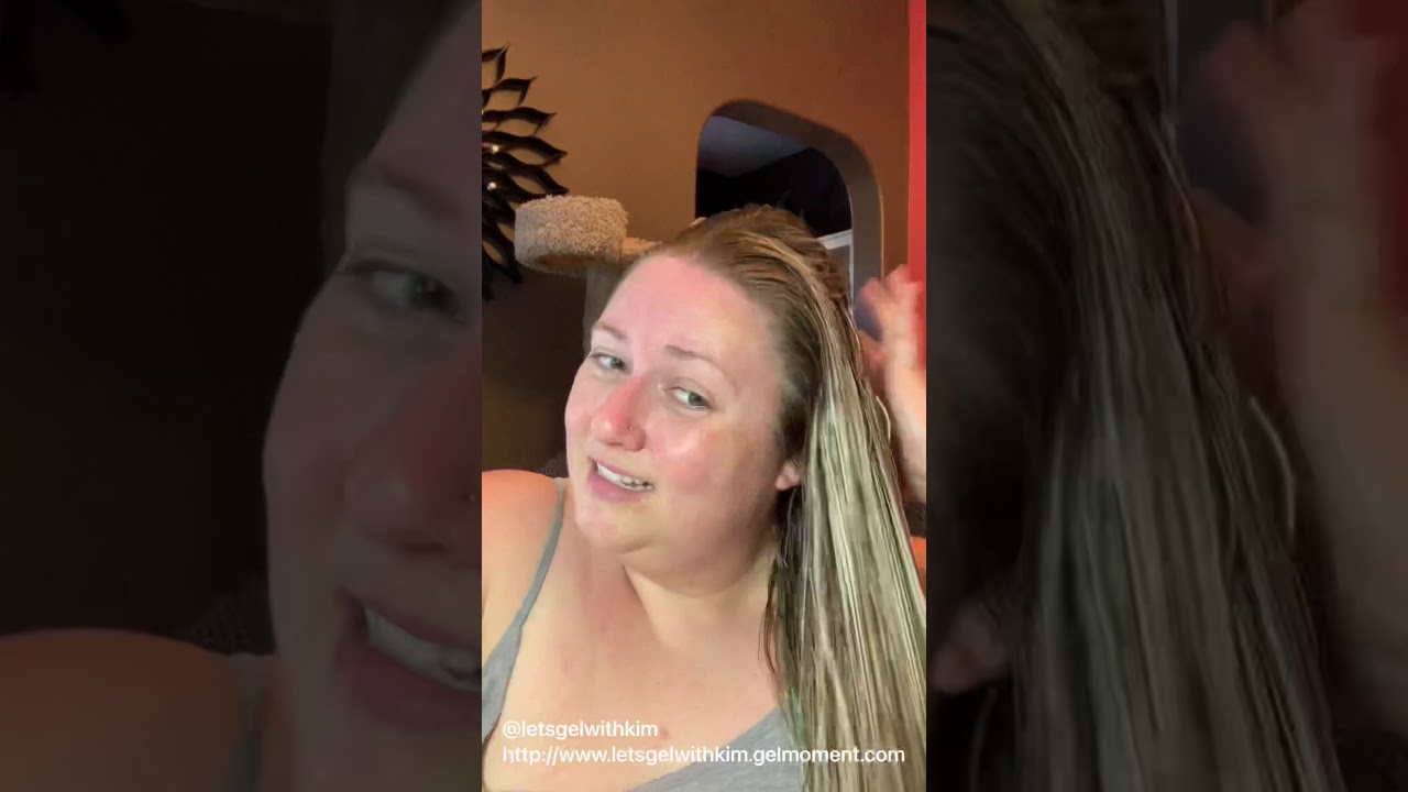 GelMoment Shine Paddle Brush & Microfibre Hair Wrap Demo