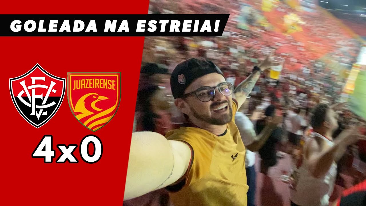 Vitória 4x0 Juazeirense | JOGO TRANQUILO PRA ESQUENTAR PRO BAVI
