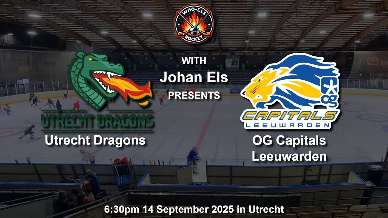 🏒📹Utrecht Dragons vs OG Capitals Leeuwarden📹🏒