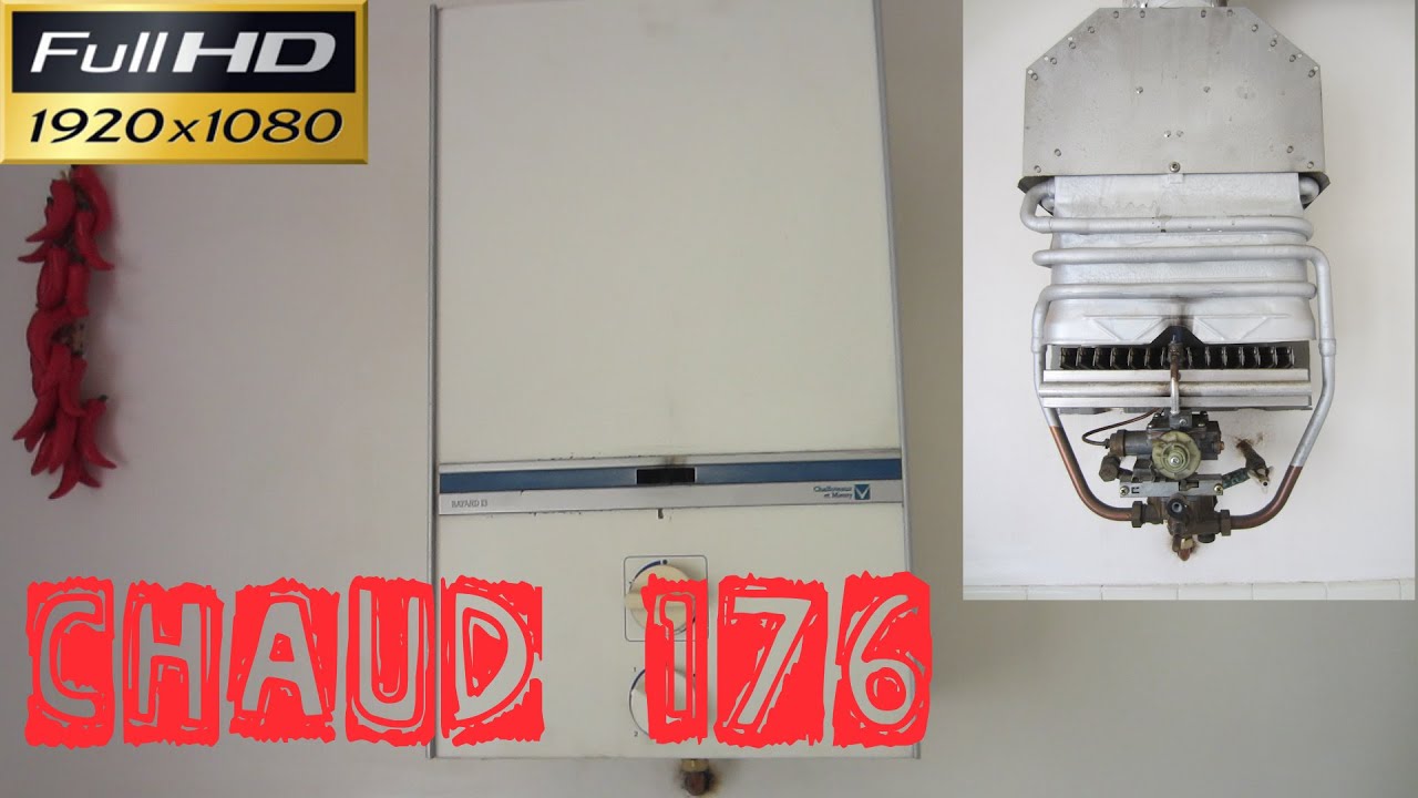 Chaud176-Découverte du chauffe bain à gaz Bayard 13CF-problème d'eau chaude ne tient pas au puisage