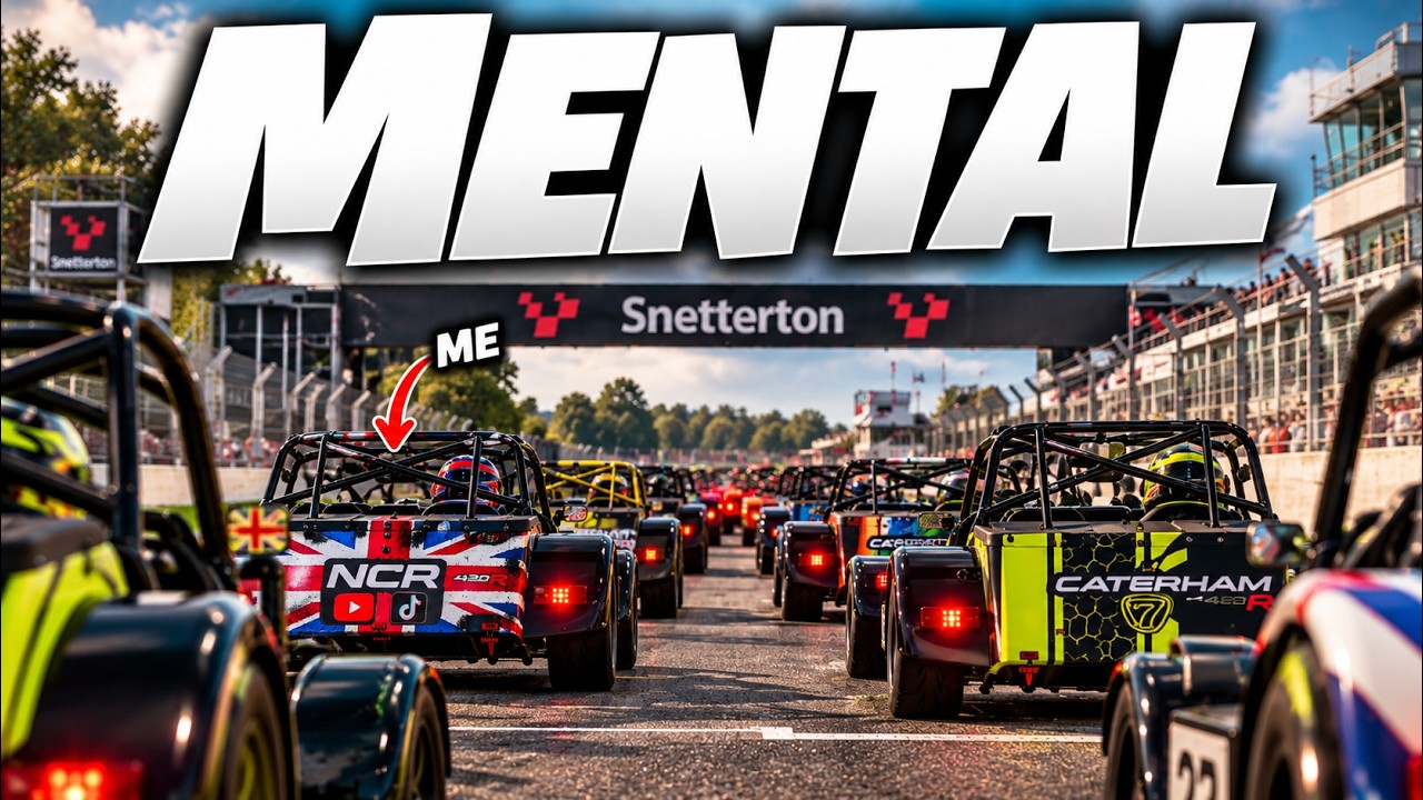 Вверх, вниз и снова вверх&hellip; Ну и гонка! | iRacing Caterham 420R Snetterton