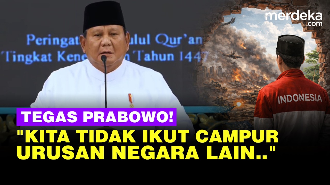 Prabowo Blak-blakan Sikap Indonesia: Kita Tak Ikut Campur Urusan Negara Lain!