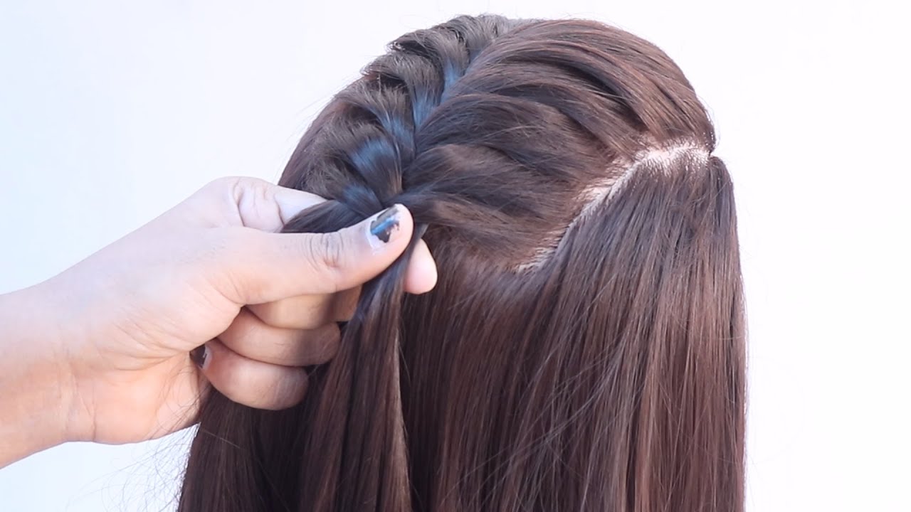 3 new unique ponytail hairstyle for jeans top | braid hairstyle | high ponytail | low ponytail