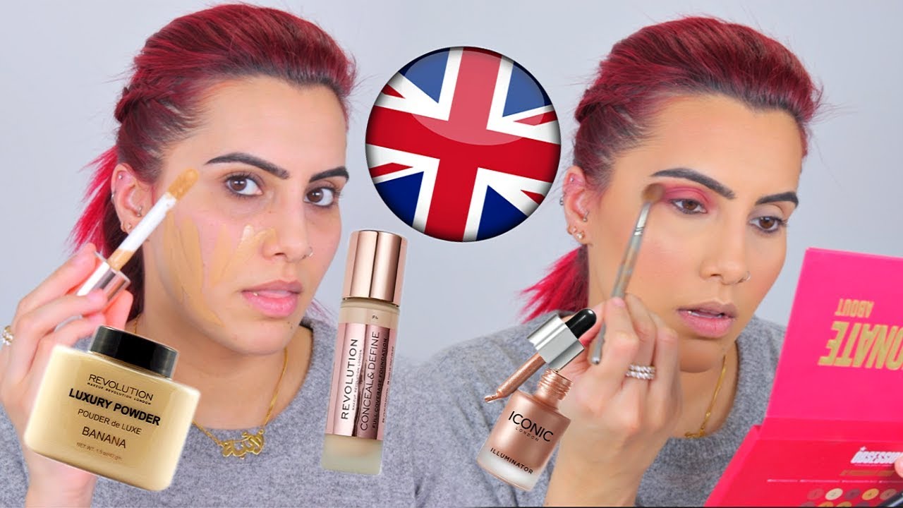 FULL FACE USING MAKEUP FROM U.K BRANDS | BodmonZaid