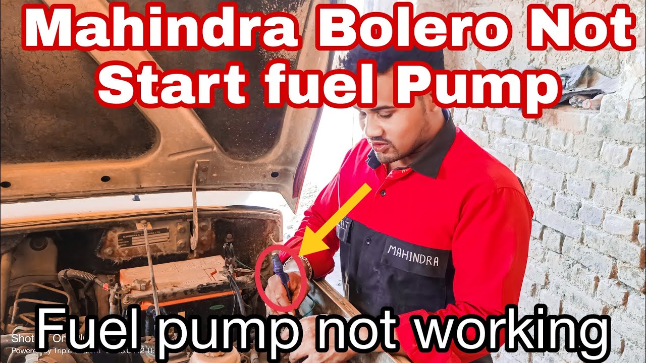 Mahindra Bolero не заводится / Не работает двигатель топливного насоса / Проблема с топливным нас...