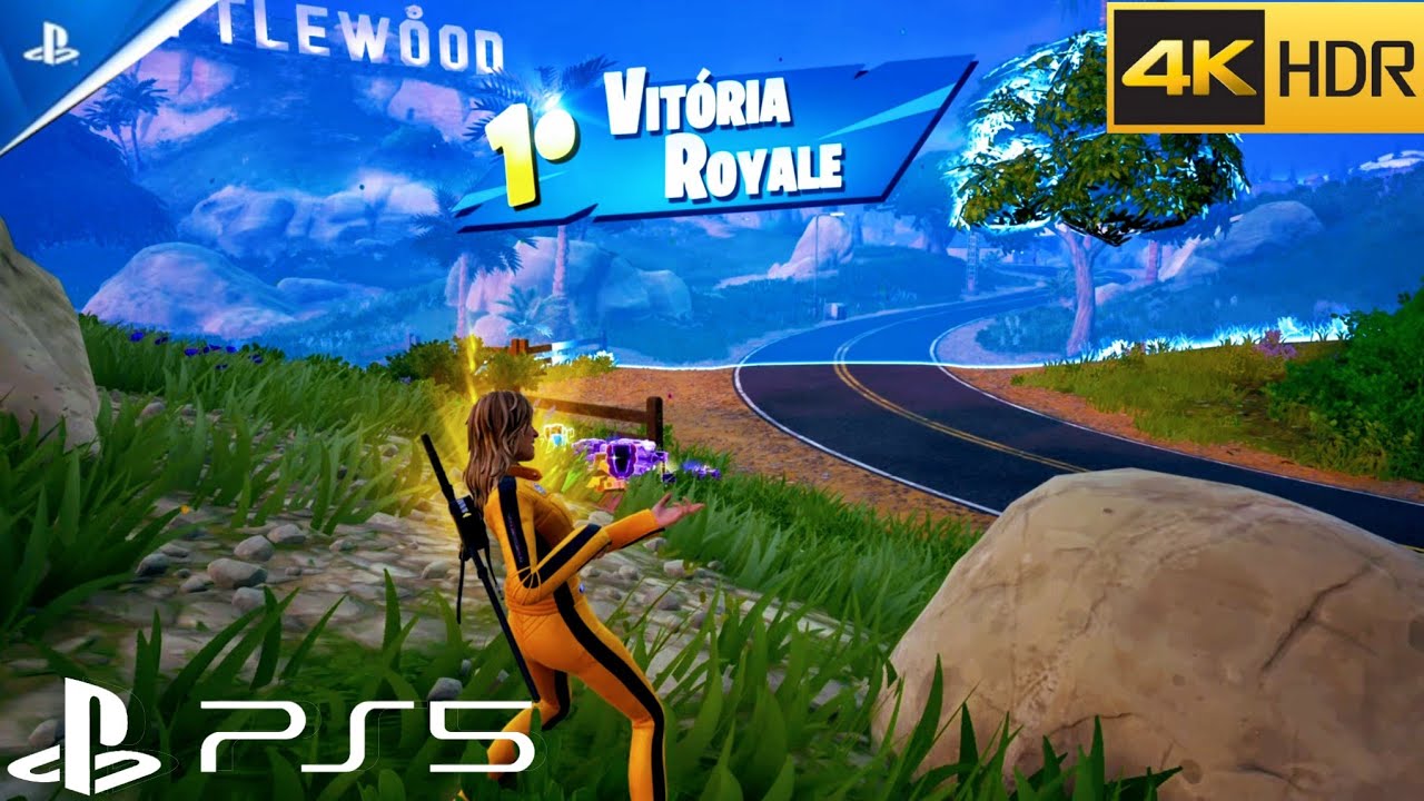 PRIMEIRA VITÓRIA DO CAPÍTULO 7! FORTNITE PS5 120 FPS