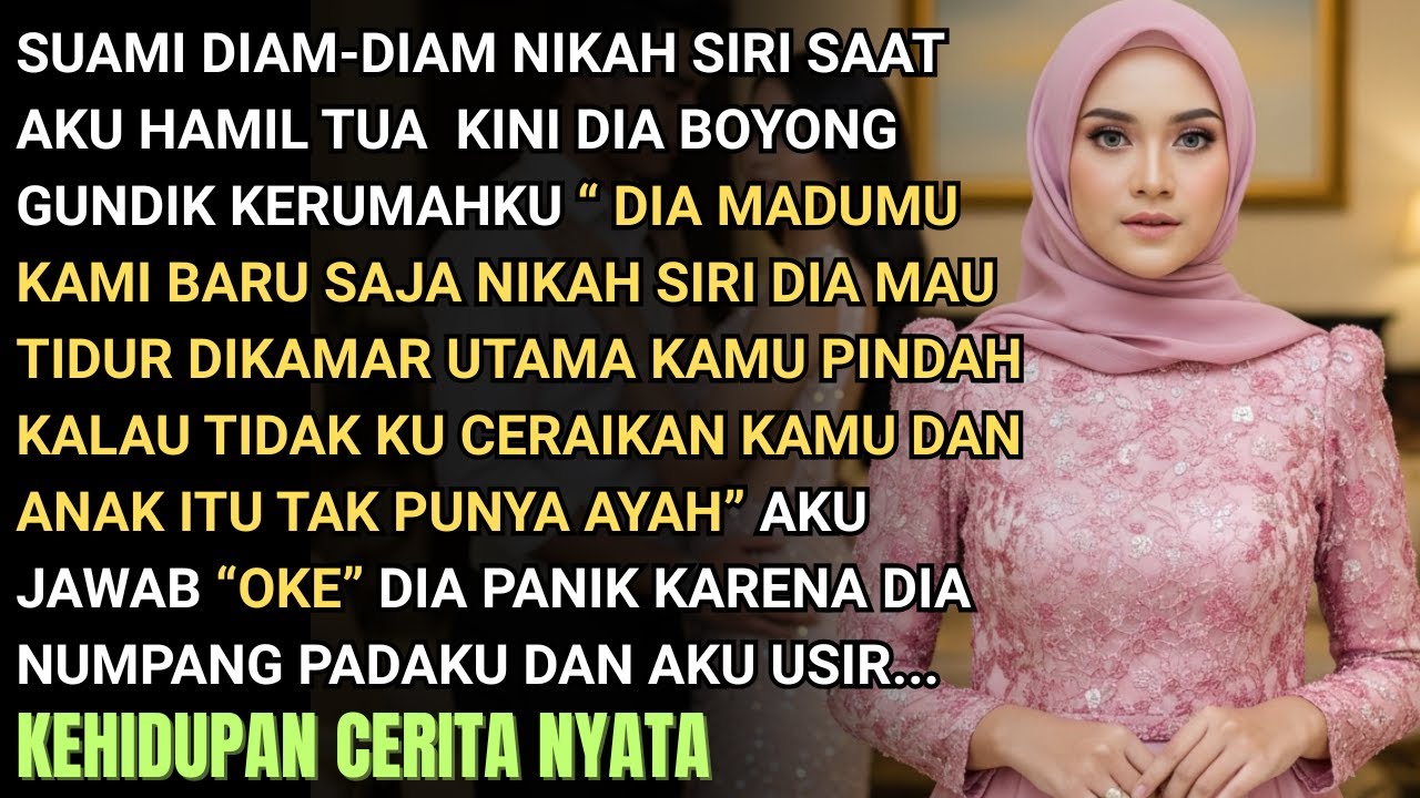 SUAMI DIAM DIAM NIKAH SIRI SAAT AKU HAMIL TUA DAN BOYONG PELAKOR KERUMAHKU ANCAM CERAIKANKU - KUUSIR