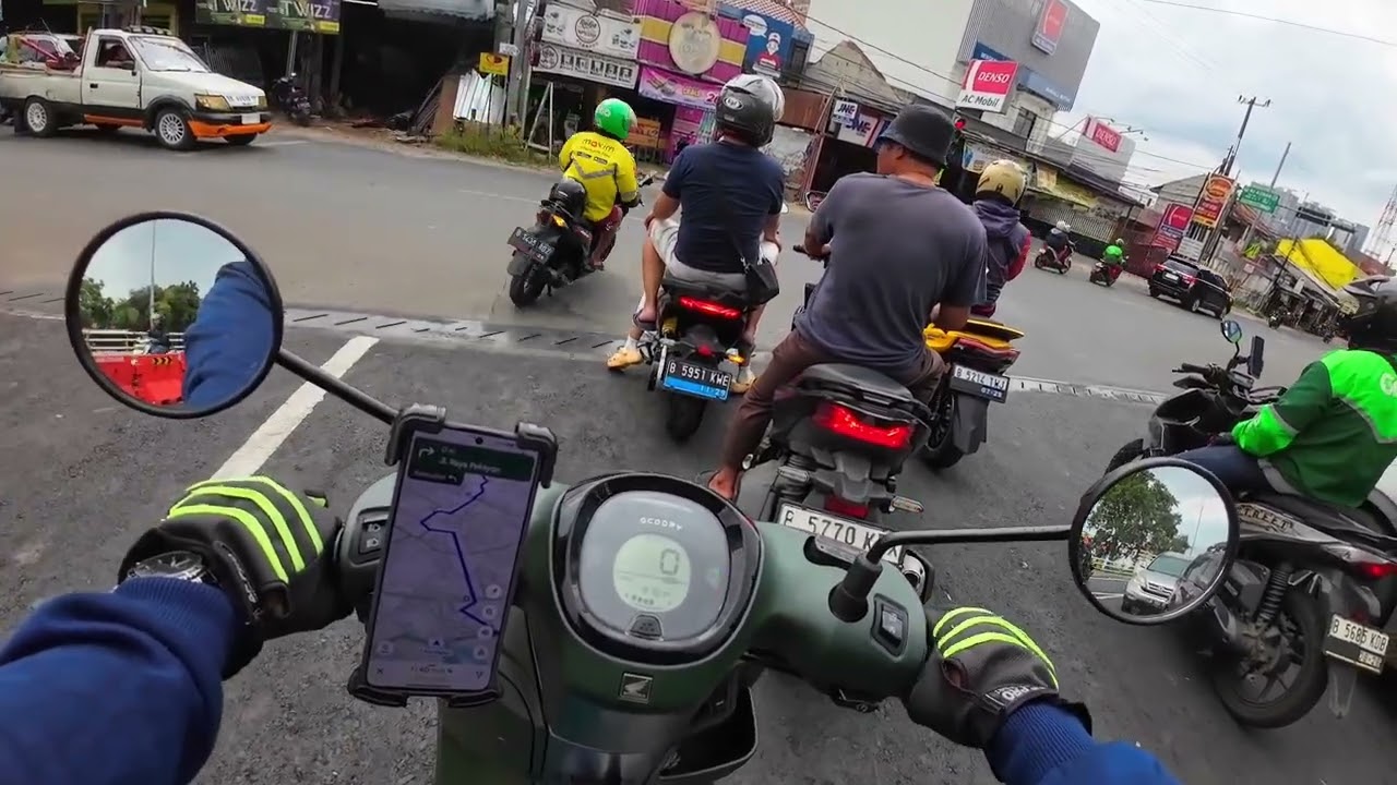 PULANG SELESAI AMBIL SURAT SURAT & SERVICE GRATIS.. ‼️SCOOPY 2025..‼️#2025 #motovlog