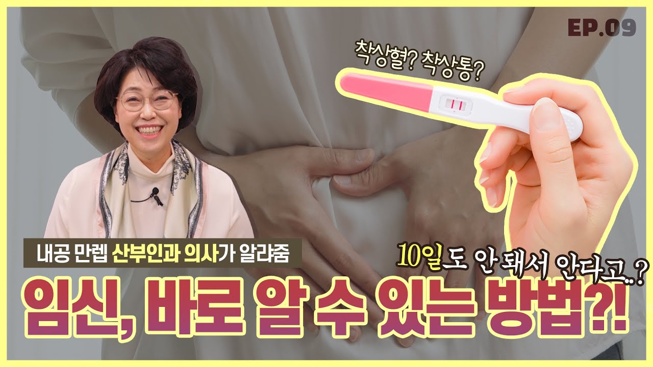 복통은 임신의 증거?! 임신 극초기 증상 총정리😎 - [노노산부인과 ep9]