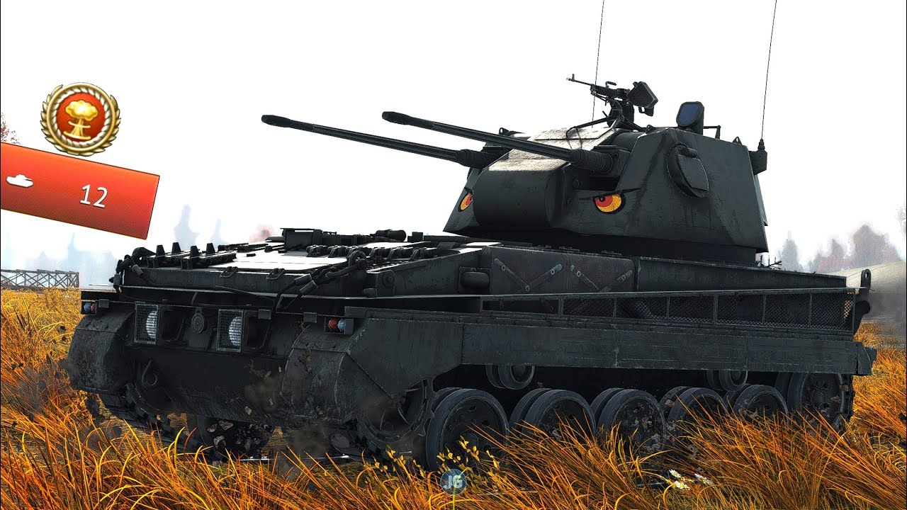 Falcon British Anti-Aircraft Vehicle Gameplay in War Thunder