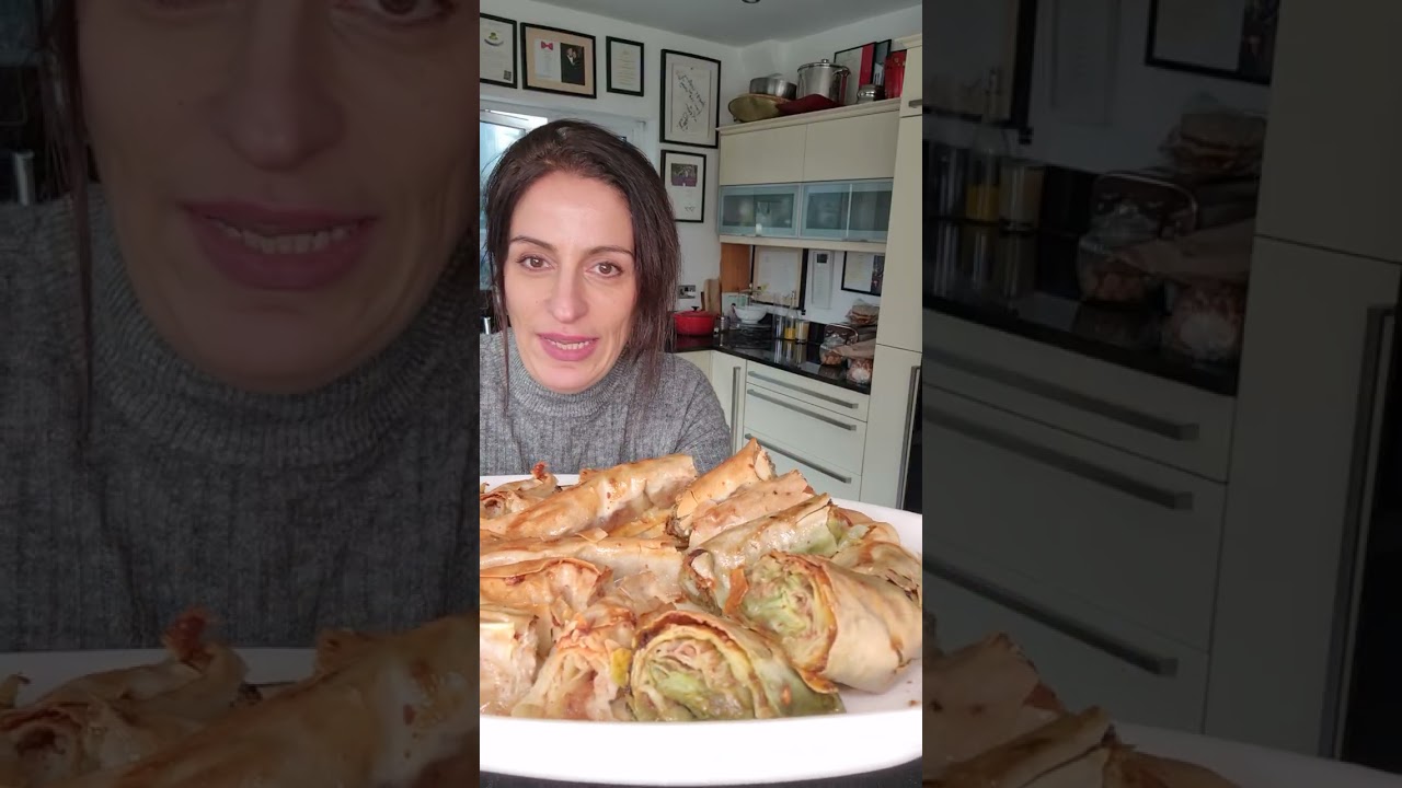 Cheats Firin Katmeri - Delicious Cypriot Syrupy Pastry with Cream Pistachio & Almonds!