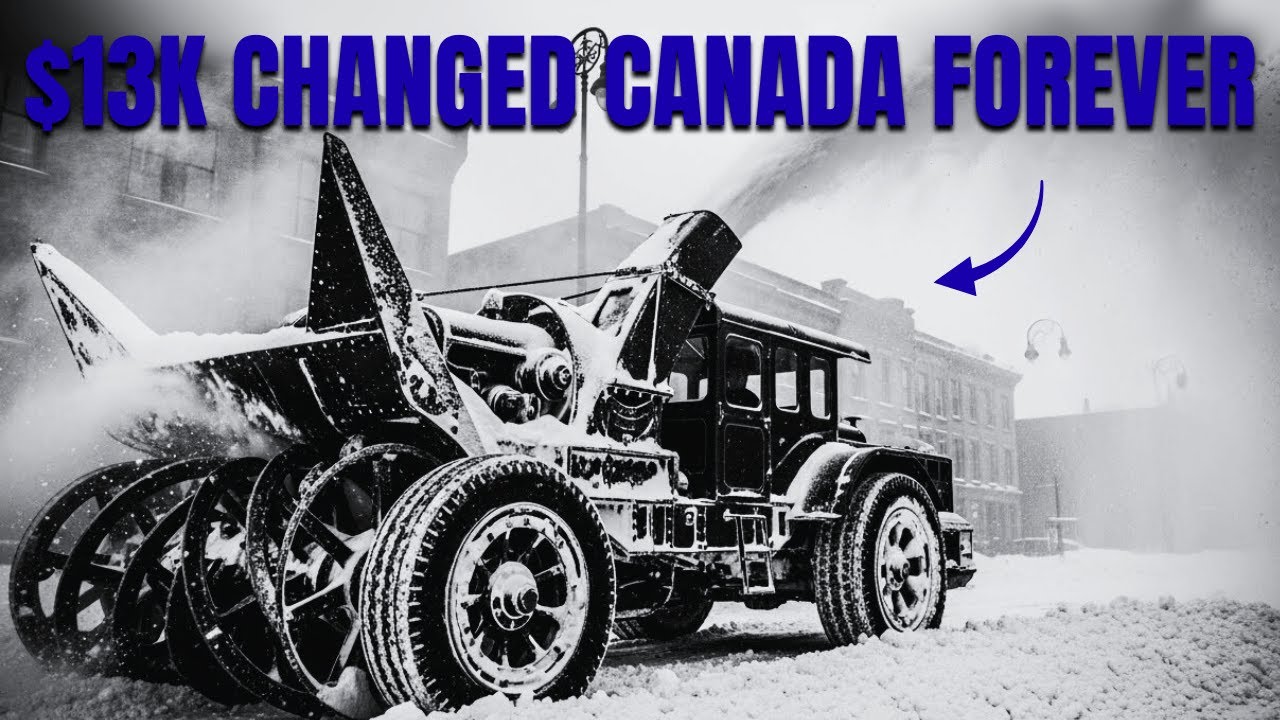The $13,000 Beast That Threw Snow 90 Feet - Montreal's Winter Would Never Be The Same