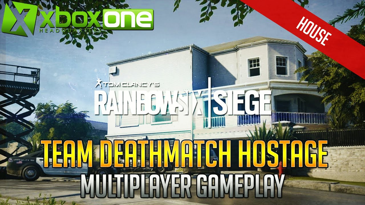 Tom Clancy's Rainbow Six Siege TDM Hostage HOUSE Xbox One Multiplayer Gameplay HD 1080p 60fps