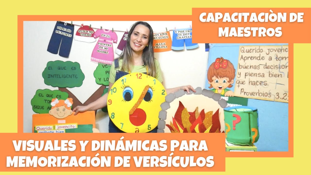 MEMORIZACIÓN DE VERSÍCULOS  EN CLASES BÍBLICAS 💭Recursos visuales e ideas