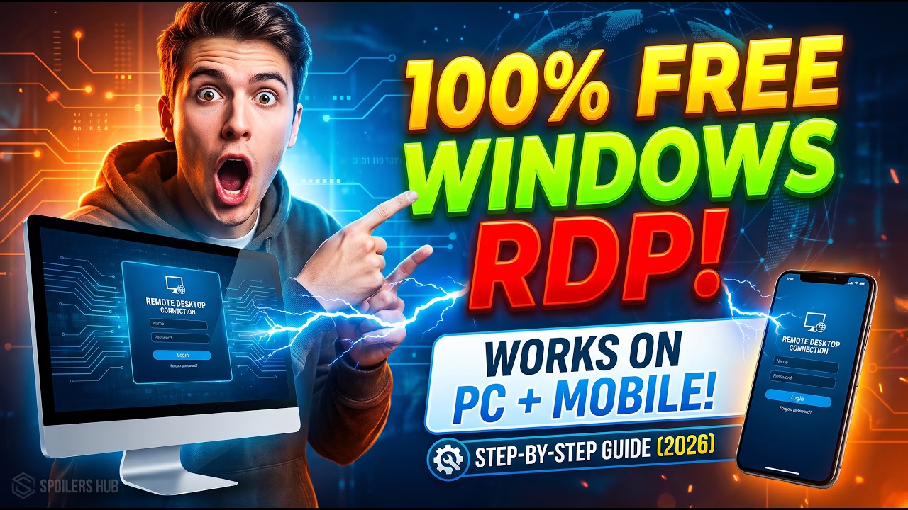Как создать БЕСПЛАТНЫЙ Windows RDP в 2026 году! (Работает на 100%)