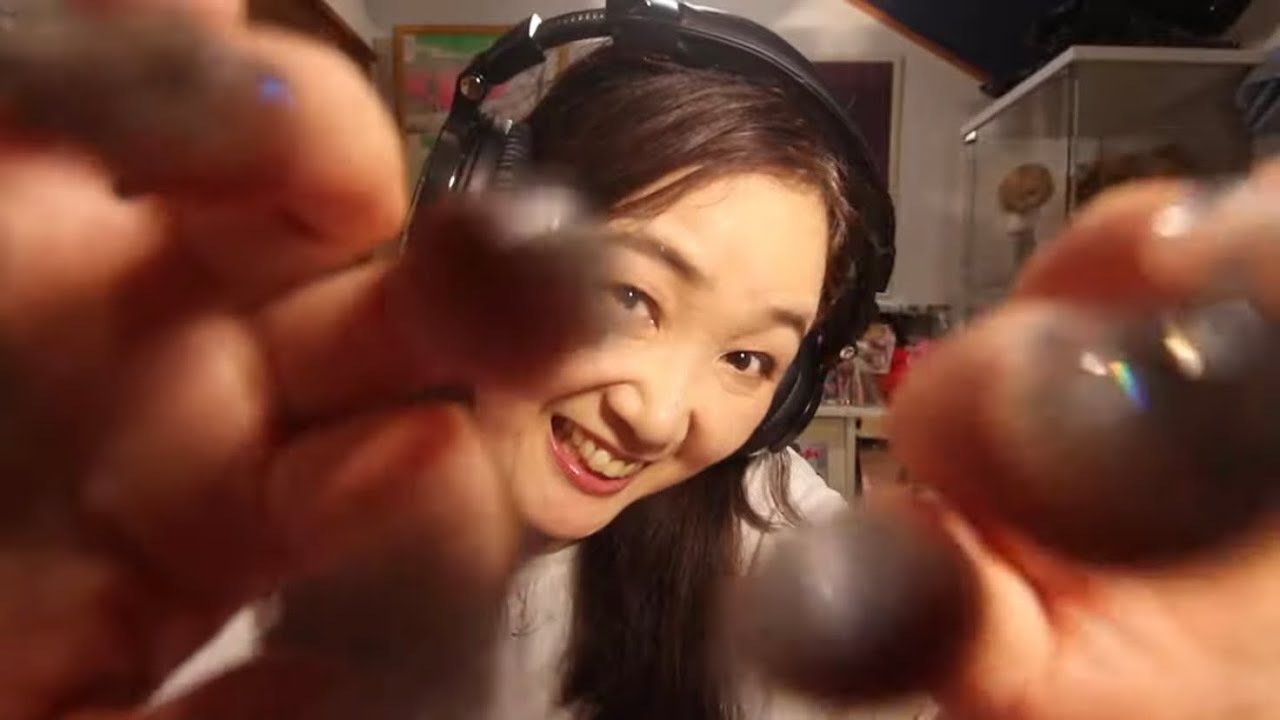 [ASMR]カメラタッピング💅かわいいネイルつけて♥Camera Tapping With Long Nails