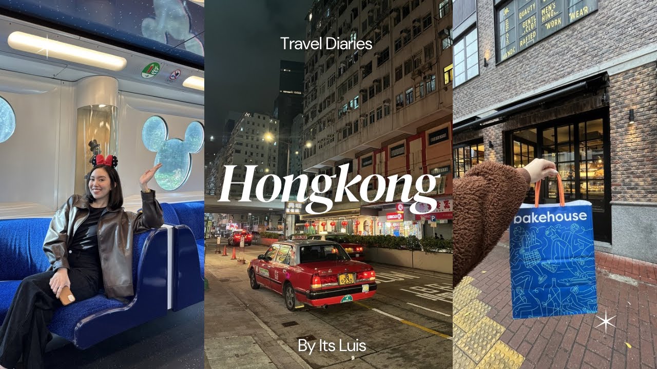 Hong kong Vlog 🇭🇰| Disneyland, local foods, Bakehouse, etc. 