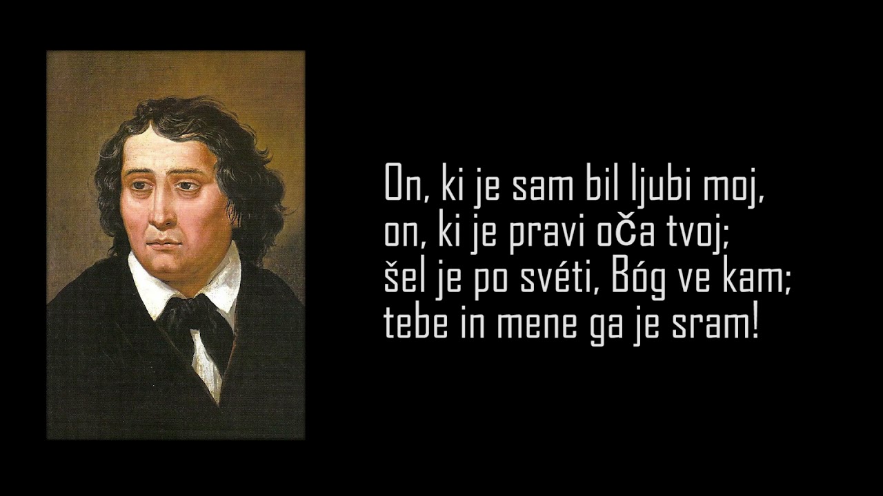 France Prešeren - Nezakonska mati (z besedilom)