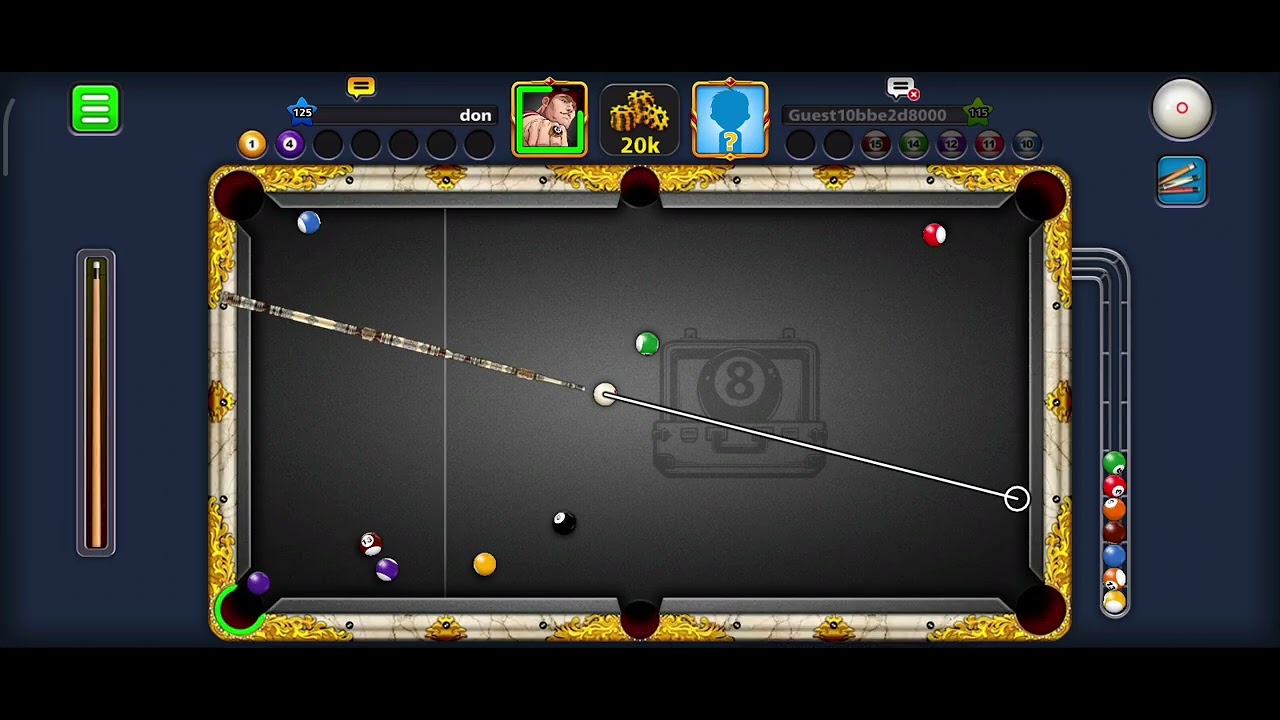 8 ball pool game winning! 20k coins play. 😌😍🥰😘#maestro8ballpool #gameplay #8ballpoolguideline#games 