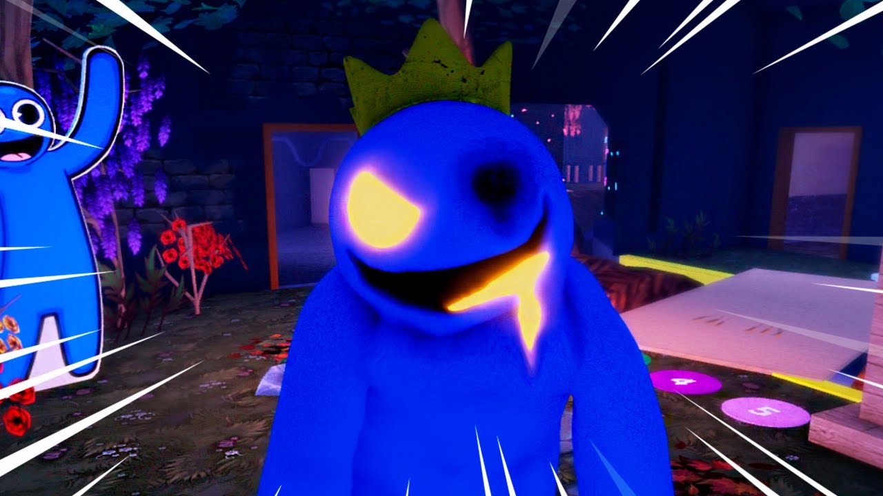 NUEVA FORMA DE BLUE *rainbow friends halloween* 😲