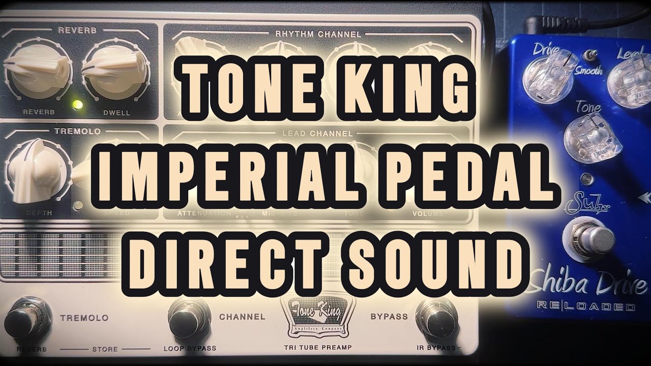 Tone King Imperial Preamp Pedal | Sound Test | PRS Guitar | Direct Recording