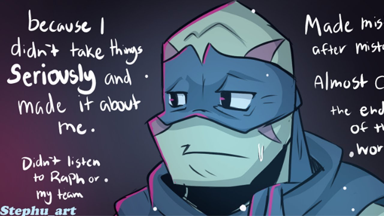 Future Leo Comforts Present Leo | Rottmnt Comic Dub #saverottmnt