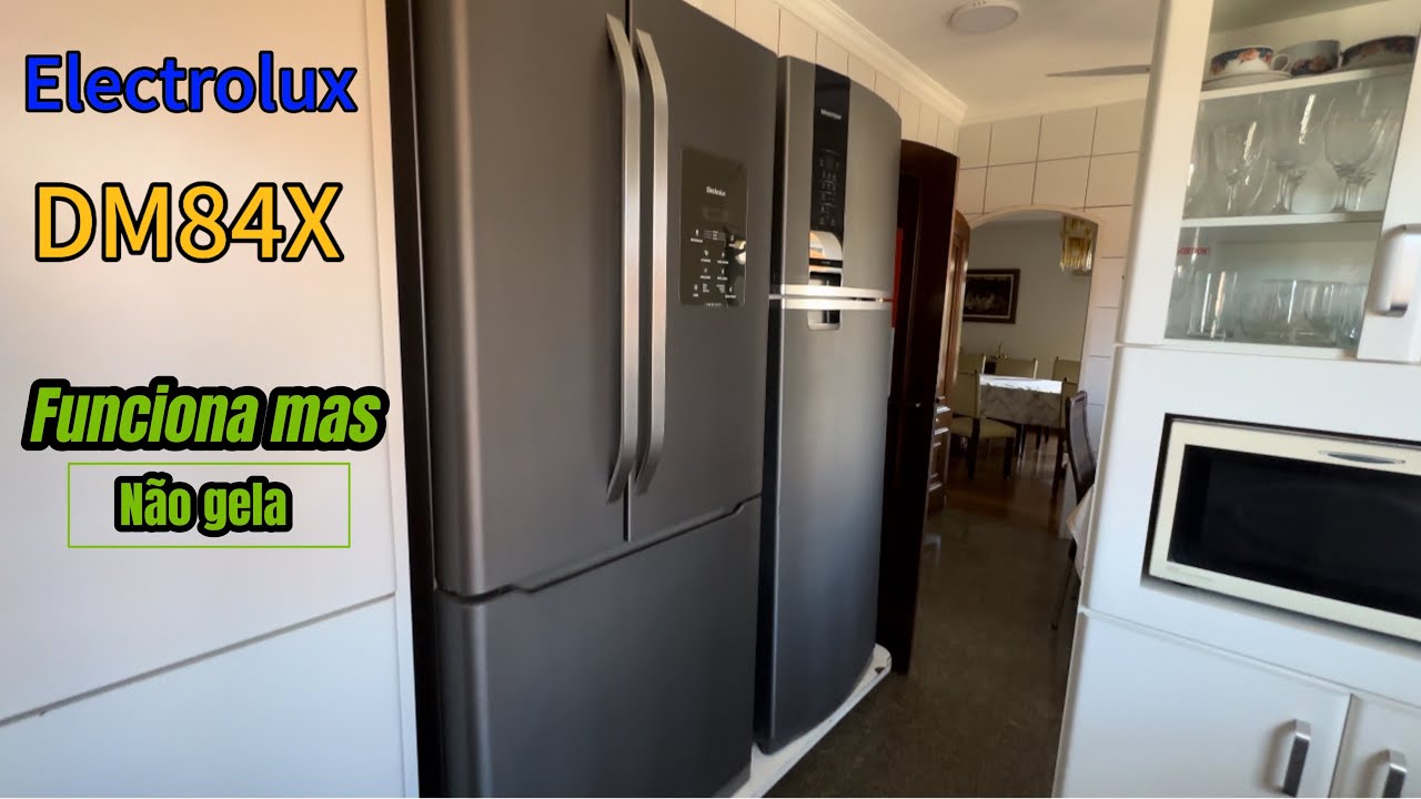 Geladeira DM84X Electrolux funciona mais não gela, não refrigera
