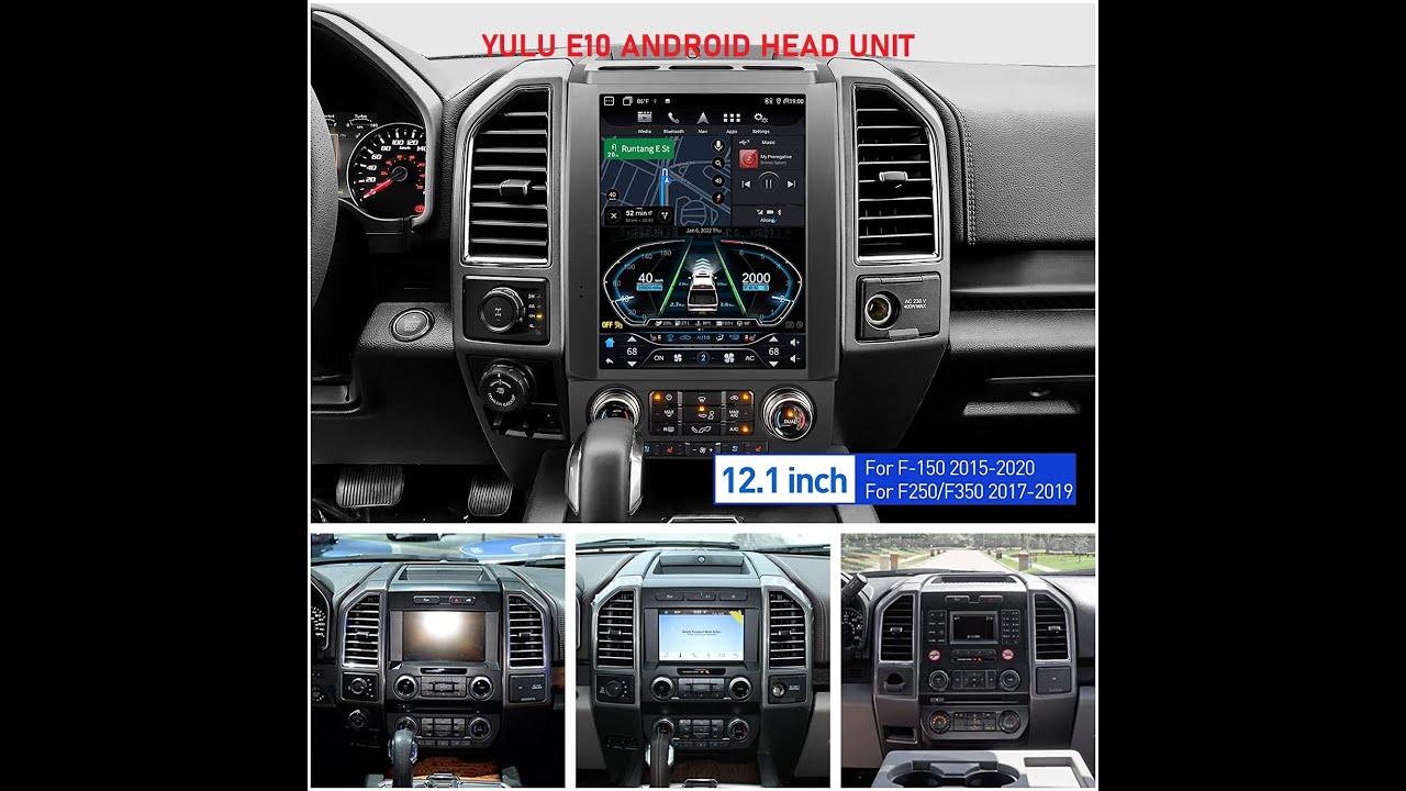 Ford F150 Android Radio Stereo System Yulu E10 Upgrade