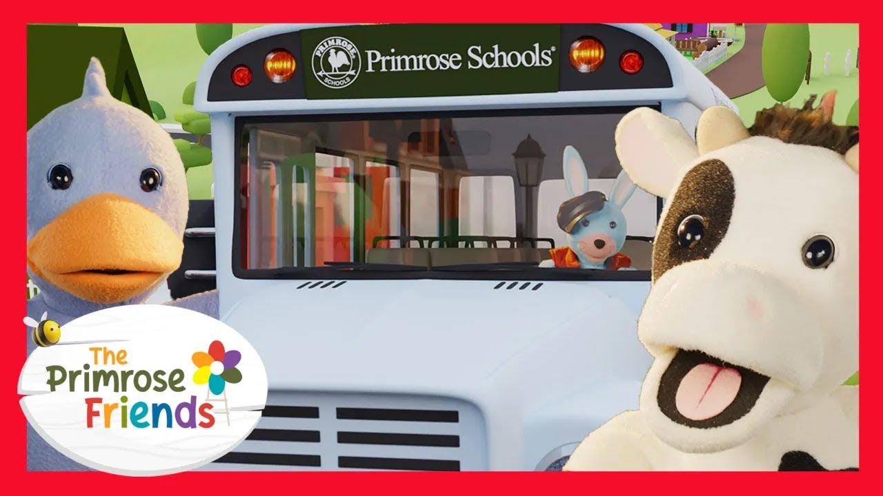 The Wheels on the Bus 🦆 🚌 The Primrose Friends | Puppet Videos | Songs & Nursery Rhymes