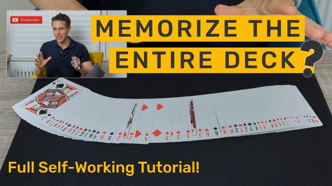 Memorize a Deck of Cards - Self-Working Card Trick Tutorial!