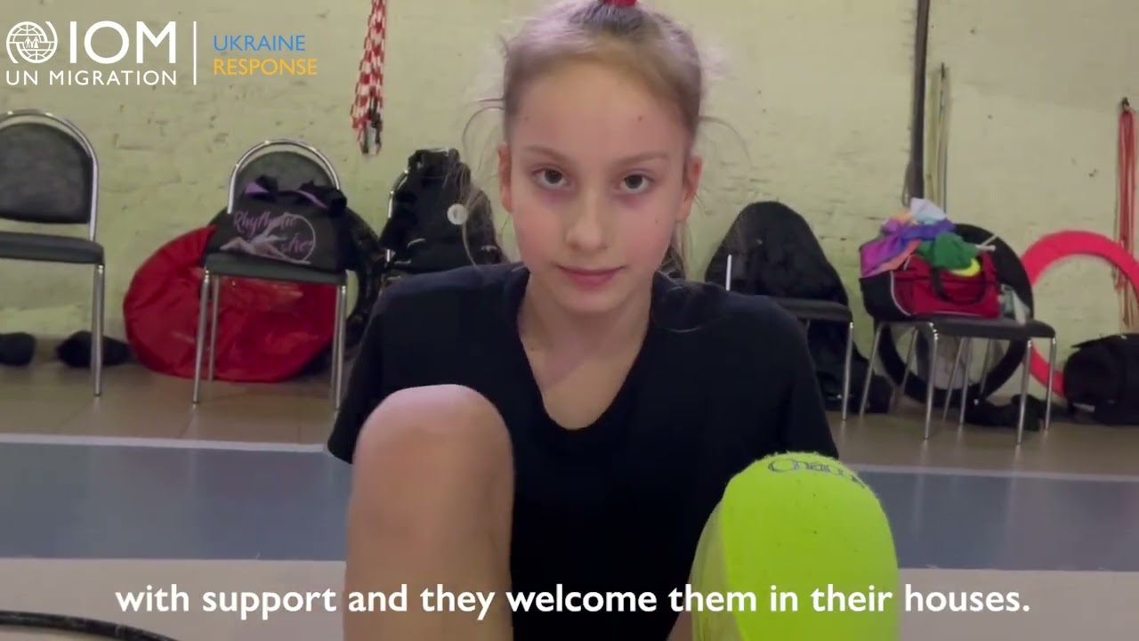 Yeva, a Ukrainian gymnast pursuing her dream at Forza Ritmica Gent