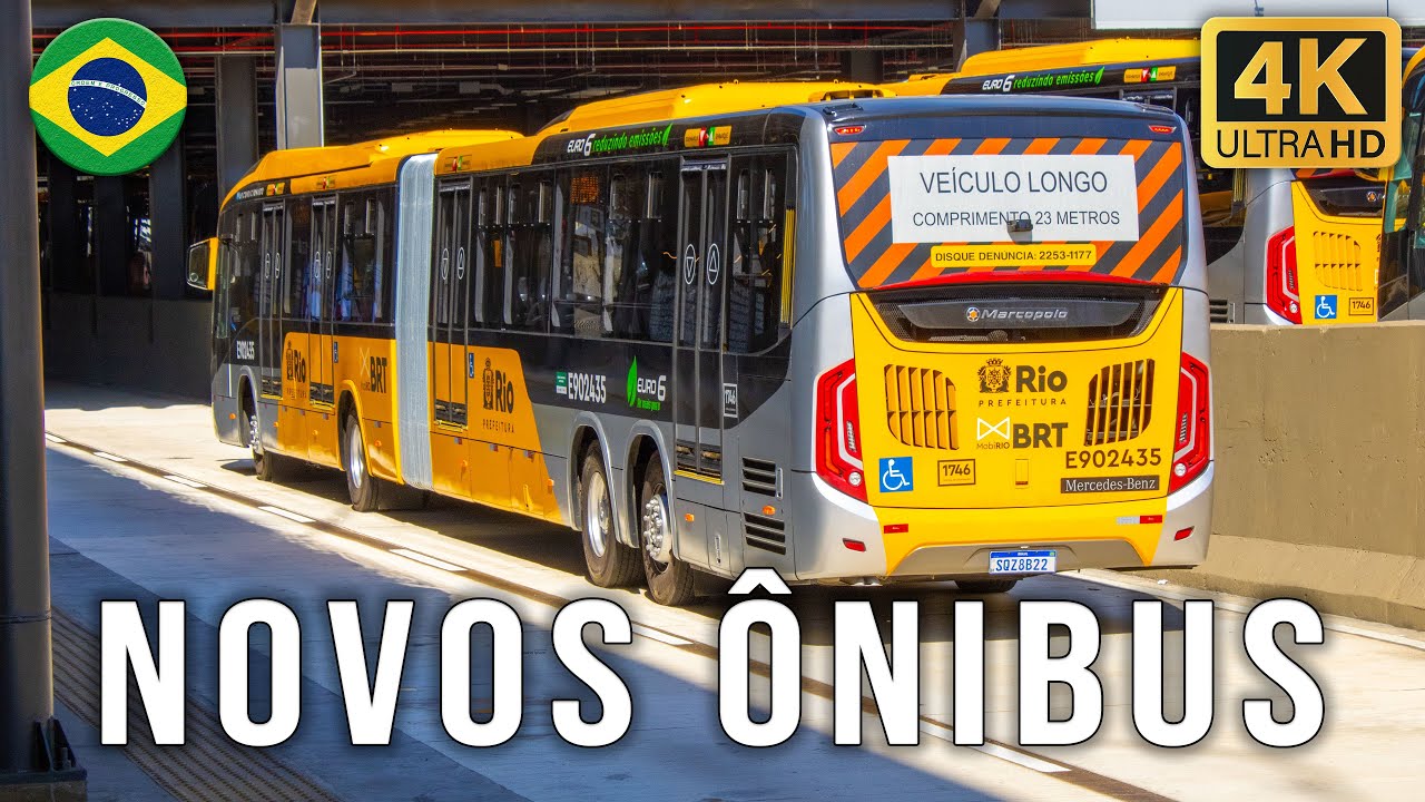 Novos Ônibus do BRT do Rio de Janeiro (MOBI-Rio) - Eu Fui Conferir #159