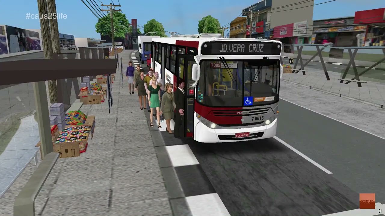 Omsi 2 | Mapa Jardim Ângela - Linha 7005-51 | Caio Apache Vip III. #omsi2 #gameplay