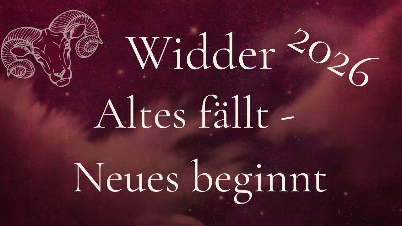 Widder 2026 – Altes fällt- Neues beginnt- Dein Jahresorakel ♥ #widder #jahreslegung #2026