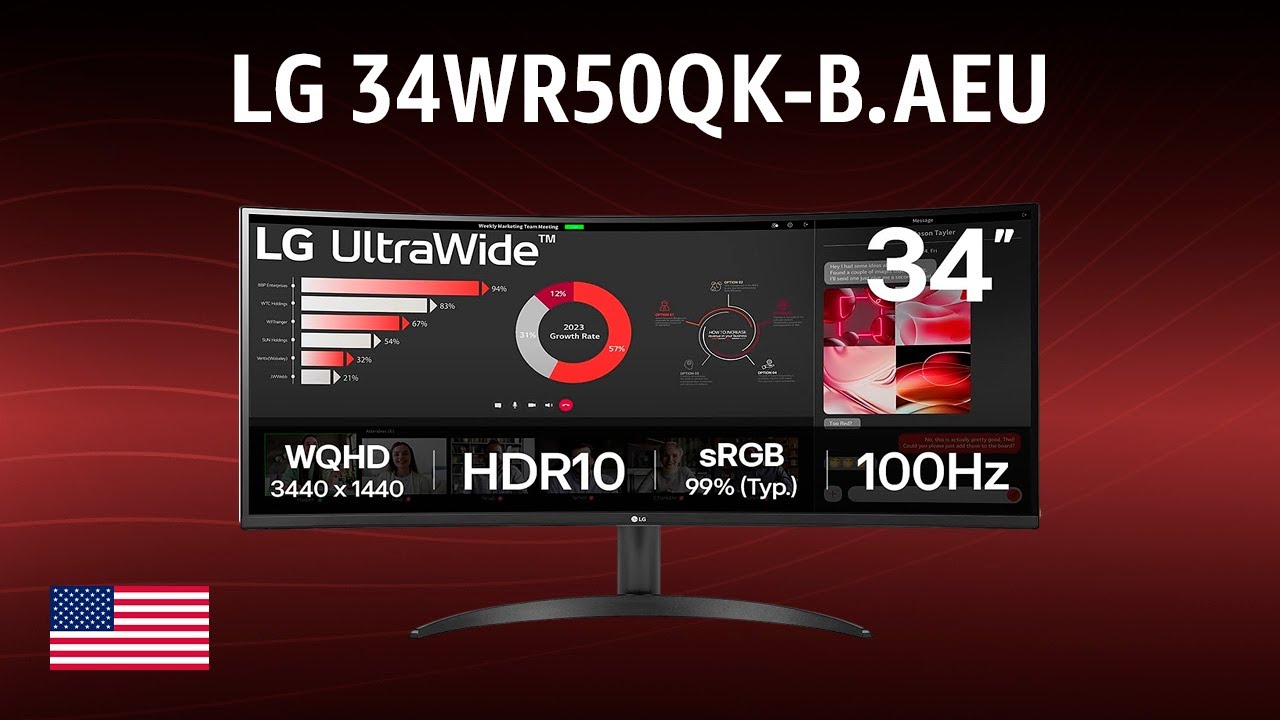 Monitor LG 34WR50QK-B.AEU | TEST | English