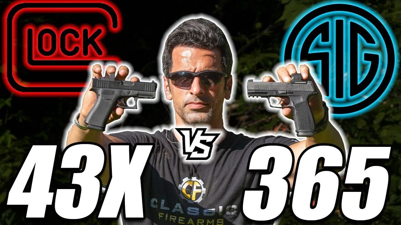 Glock 43x vs Sig P365