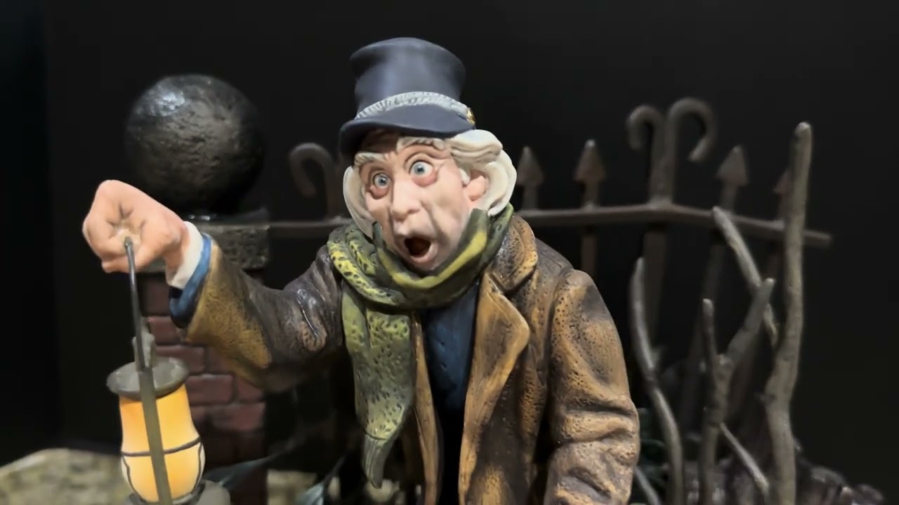 WDCC Graveyard Shift Caretaker and Dog from Disneyland Haunted Mansion Fine Art Porcelain Statue