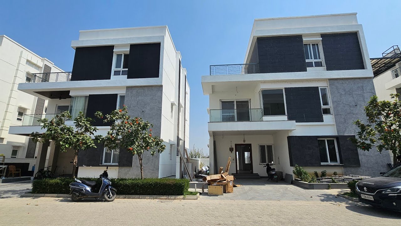 280 Sqyds Triplex Villa Forsale In Gated Community Hyderabad Gachibowli Tellapur | 3700 Sqfeet