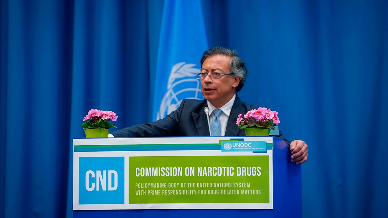 Pdte. Gustavo Petro ante la Sesión Anual de la Comisión de Estupefacientes de las Naciones Unidas