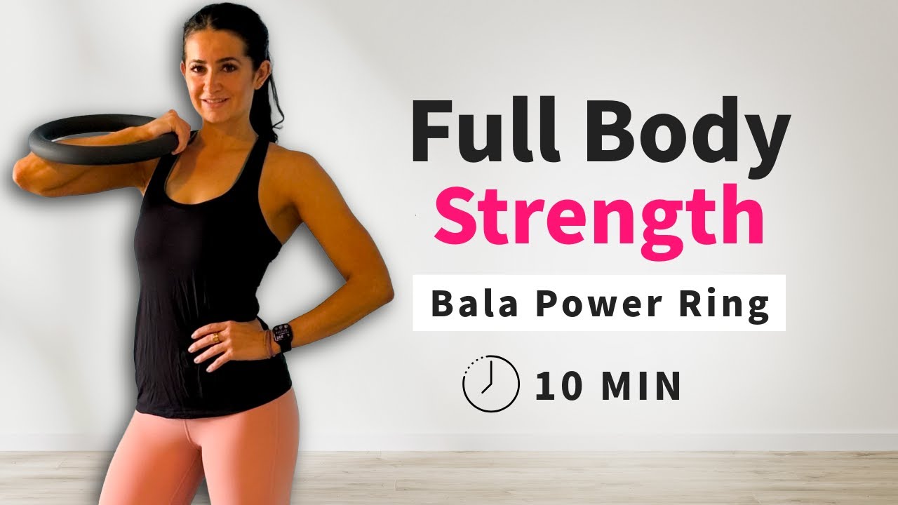 10 Min Full Body Weighted Workout | Bala Power Ring, Dumbbell, or Kettlebell, Standing, No Repeat