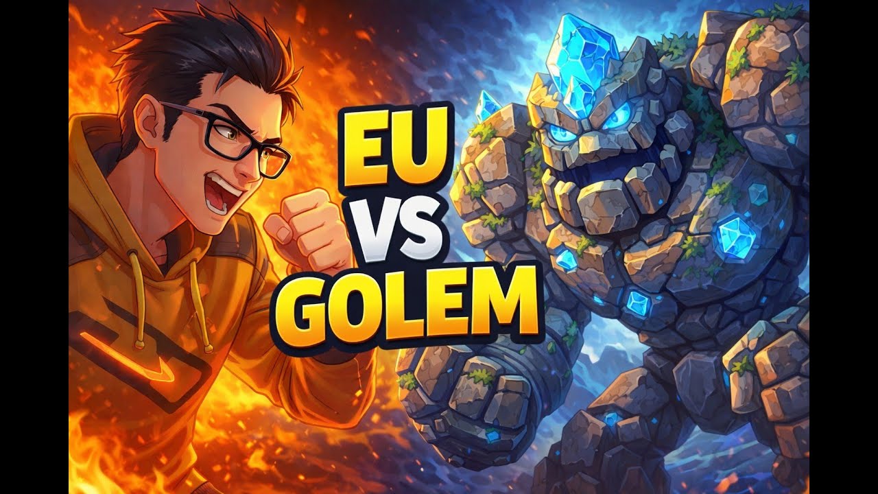 GOLEM GIGANTE APARECEU… DEU RUIM 😳 | Hytale novo minecraft