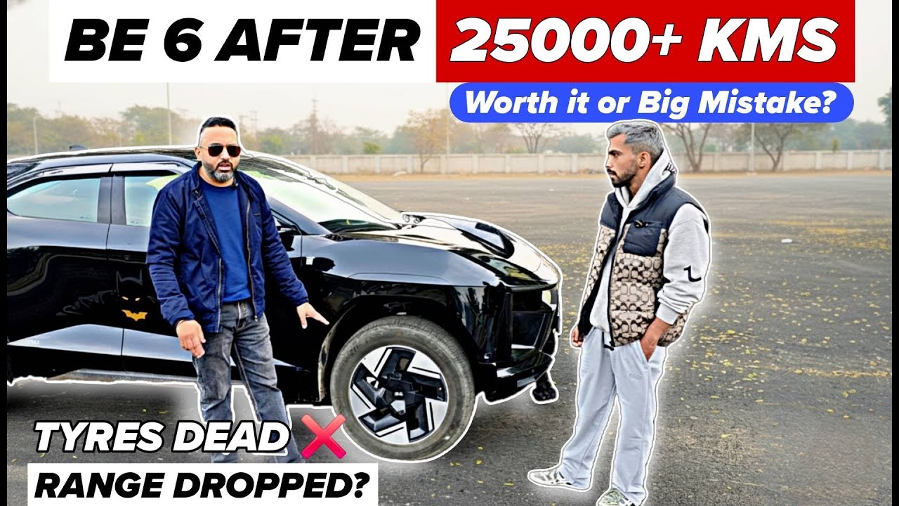 ⚡Mahindra BE 6 25000 KM Long Run Review | BE 6 TYRES DEAD ❌️ RANGE DROPPED? Worth it or Big Mistake?