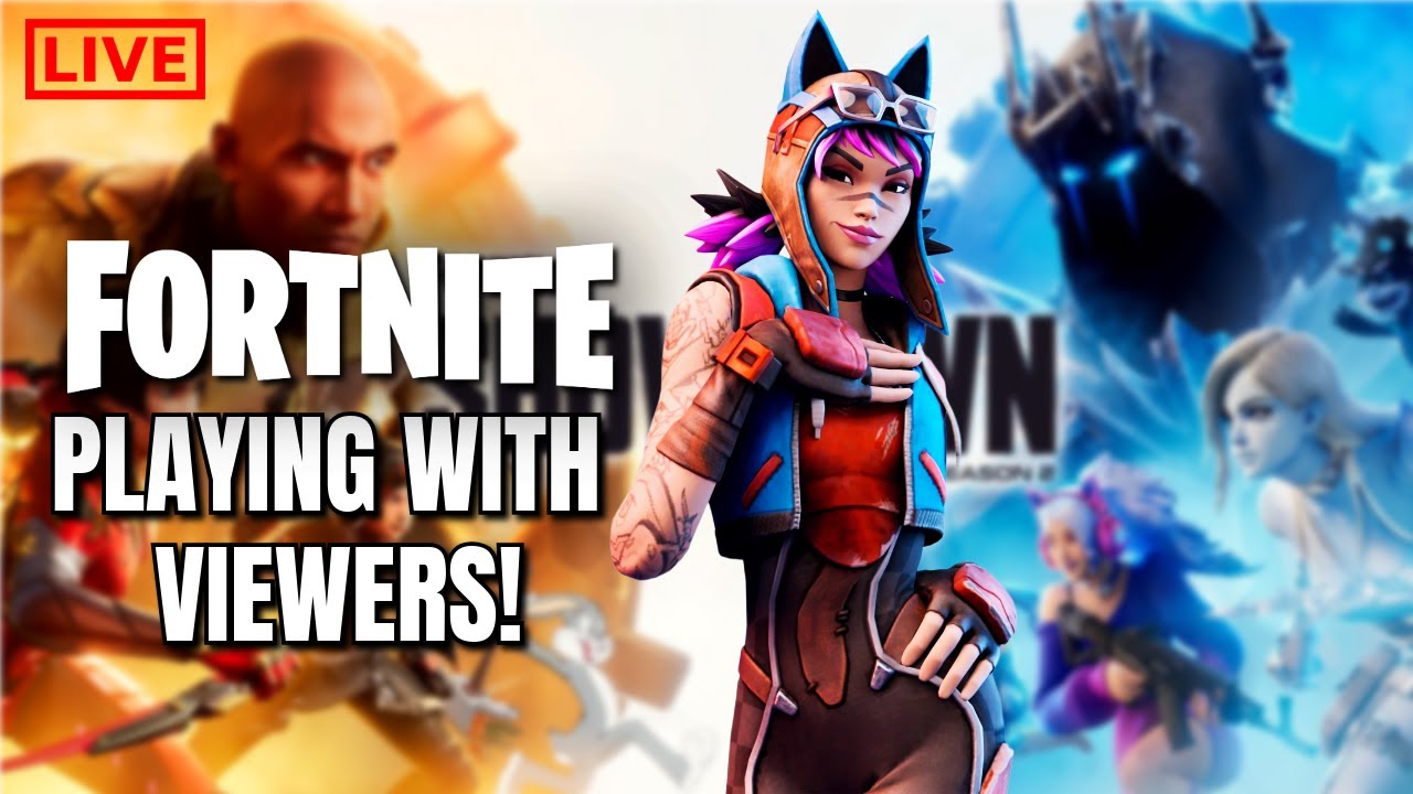 Playing With Viewers! Fortnite Live Stream!